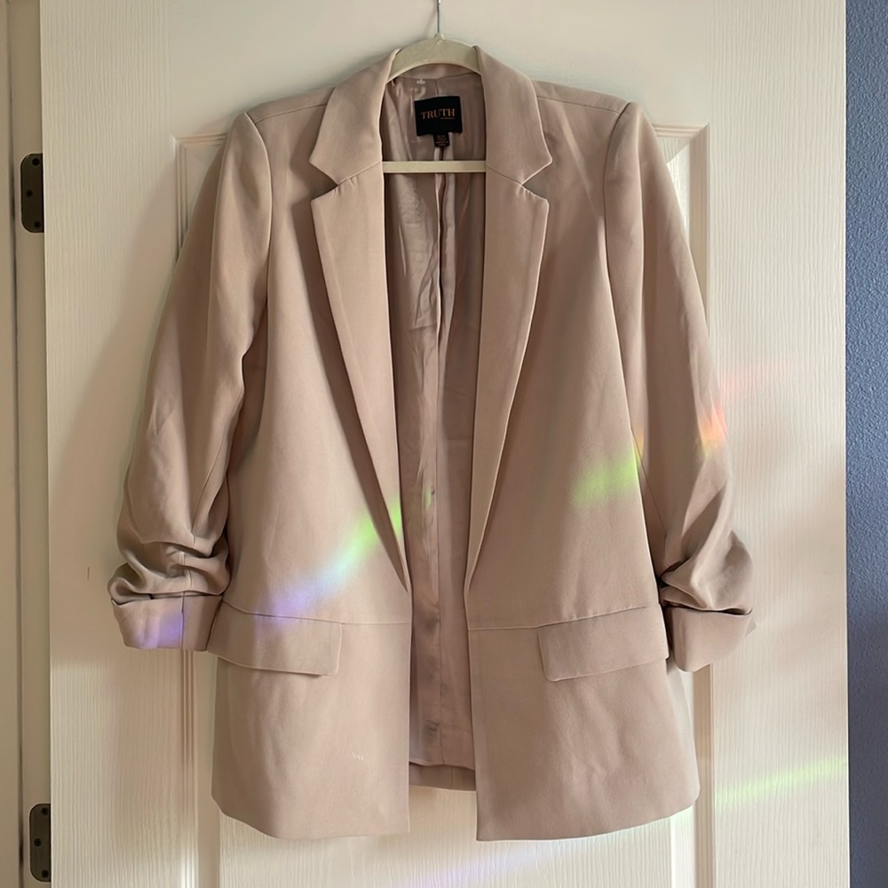 Cream colored blazer